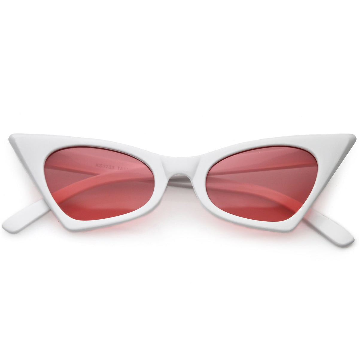 Retro 1950's Geometric High Pointed Cat Eye Sunglasses C492