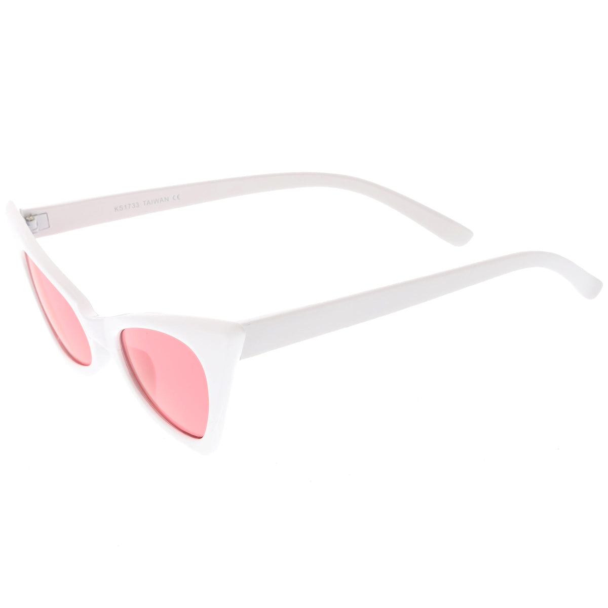 Retro 1950's Geometric High Pointed Cat Eye Sunglasses C492