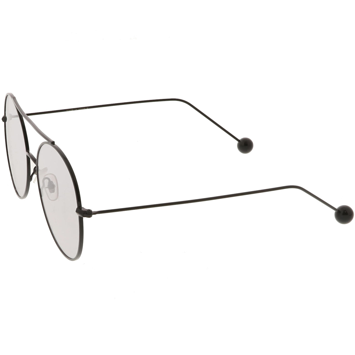 Premium Oversize Color Oval Plat Lens Aviator Sunglasses C498