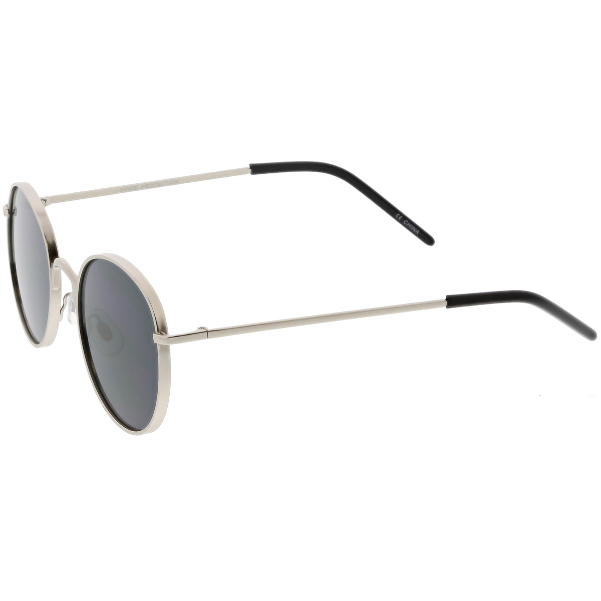 Indie Round Retro Modern Flat Lens Dapper Sunglasses C519
