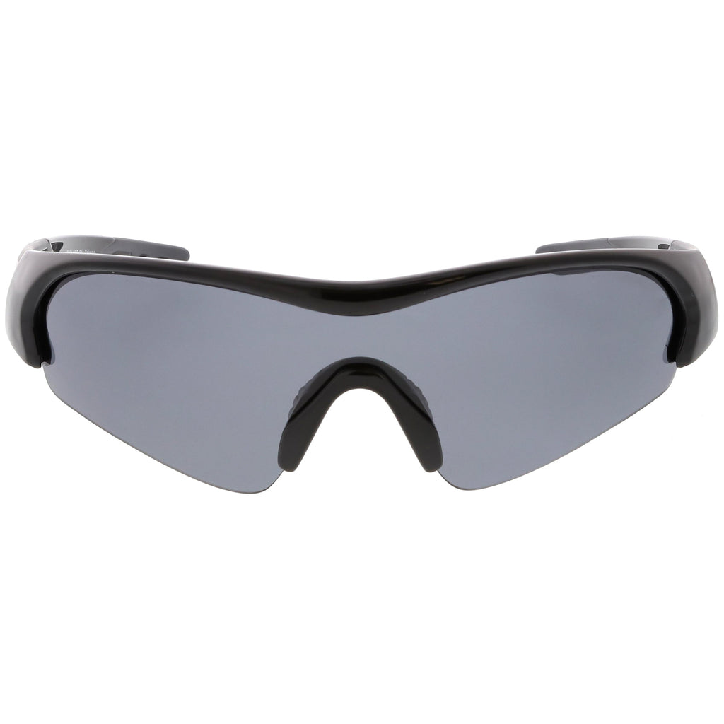 Outdoor Sports Half Frame TR-90 Polarized Shield Sunglasses C538