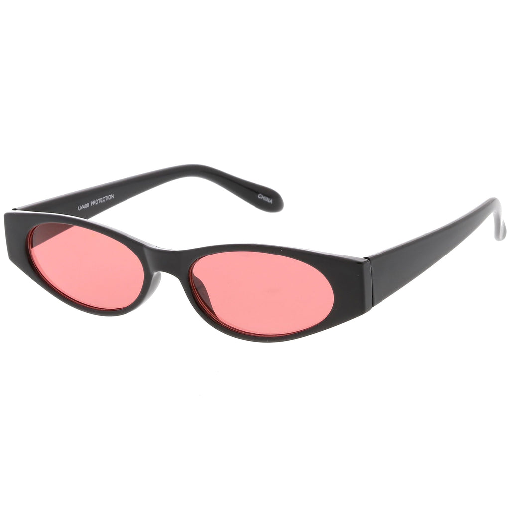 Retro 1990's Oval Color Tone Lens Sunglasses C551