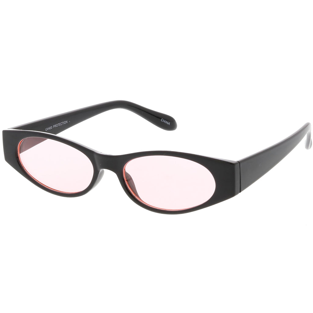 Retro 1990's Oval Color Tone Lens Sunglasses C551