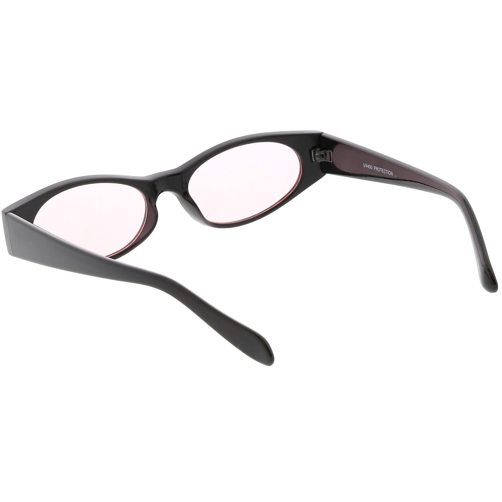Retro 1990's Oval Color Tone Lens Sunglasses C551