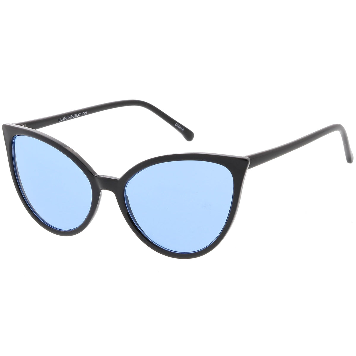 Women's Angular Color Tone Retro Cat Eye Sunglasses C555