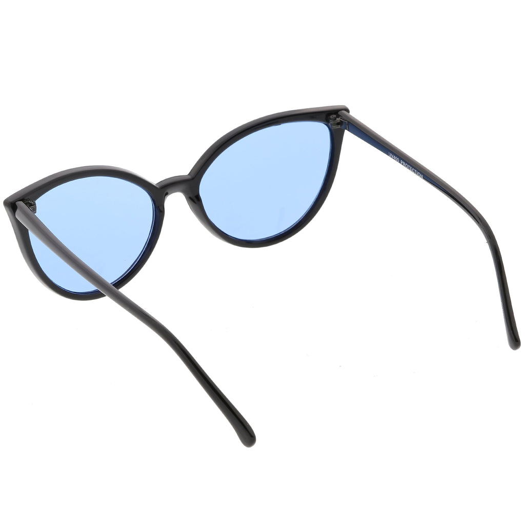 Women's Angular Color Tone Retro Cat Eye Sunglasses C555