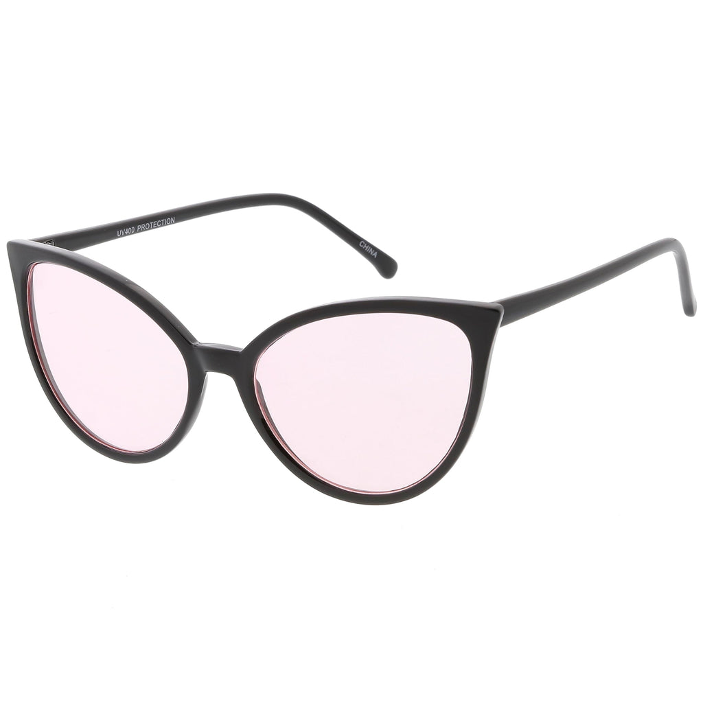 Women's Angular Color Tone Retro Cat Eye Sunglasses C555