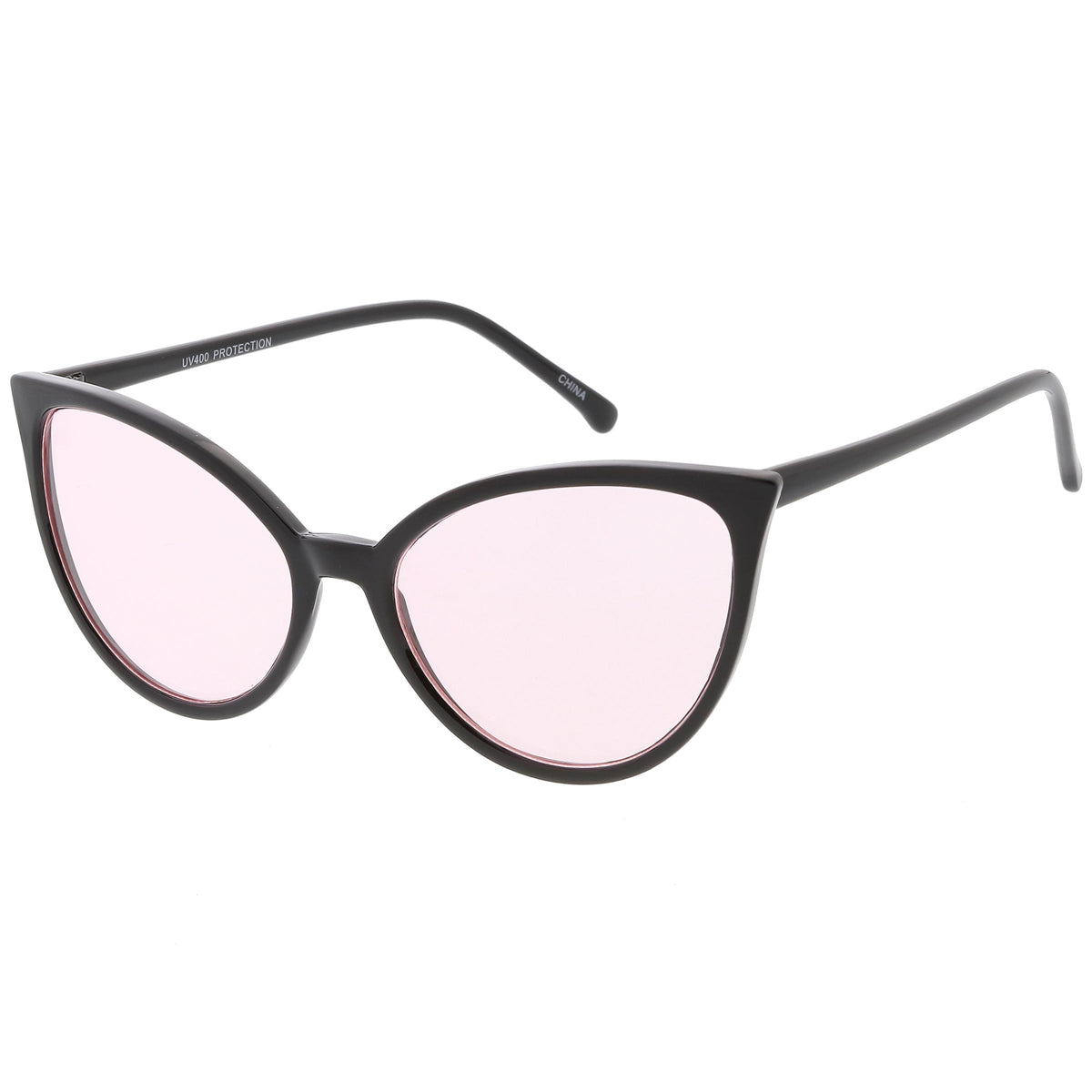 Women's Angular Color Tone Retro Cat Eye Sunglasses C555