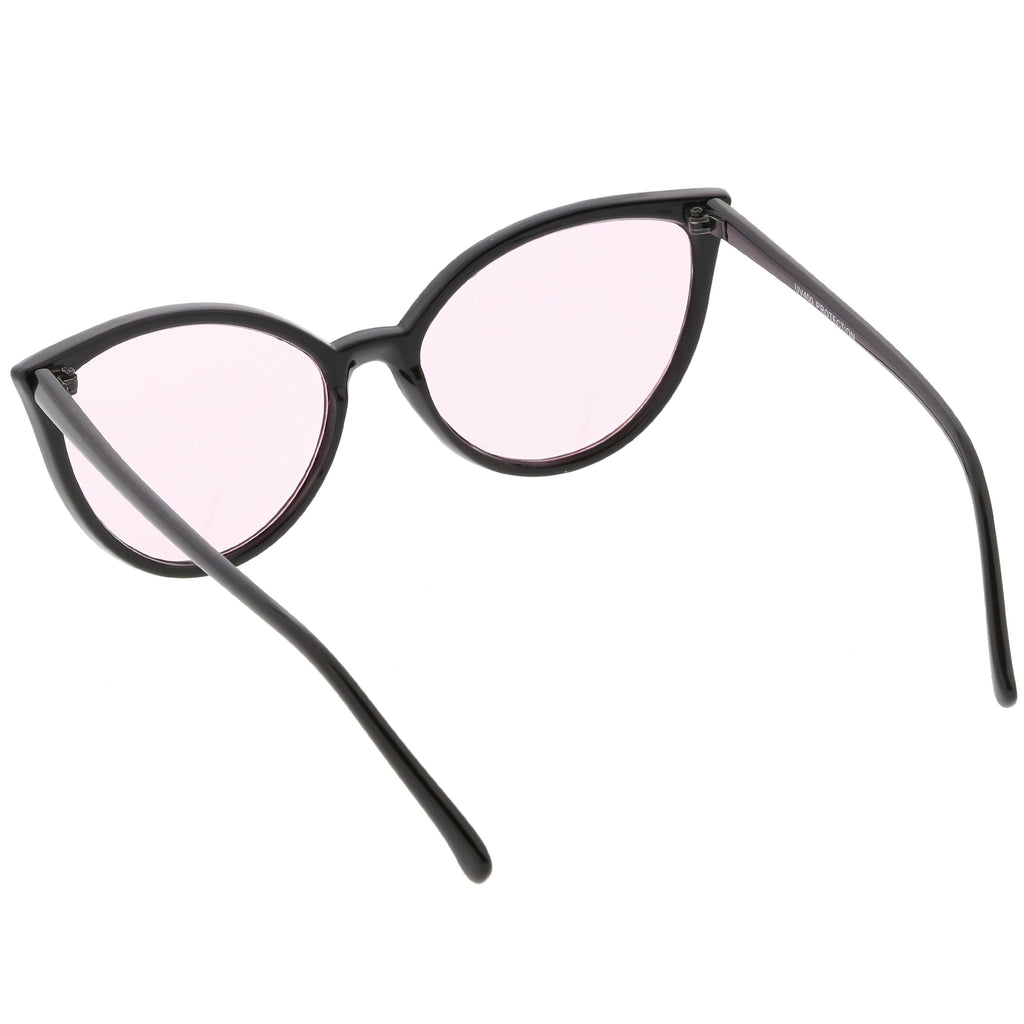 Women's Angular Color Tone Retro Cat Eye Sunglasses C555
