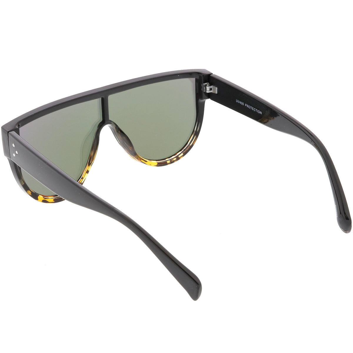 Retro Modern Infinity Mirrored Flat Lens Shield Sunglasses C558