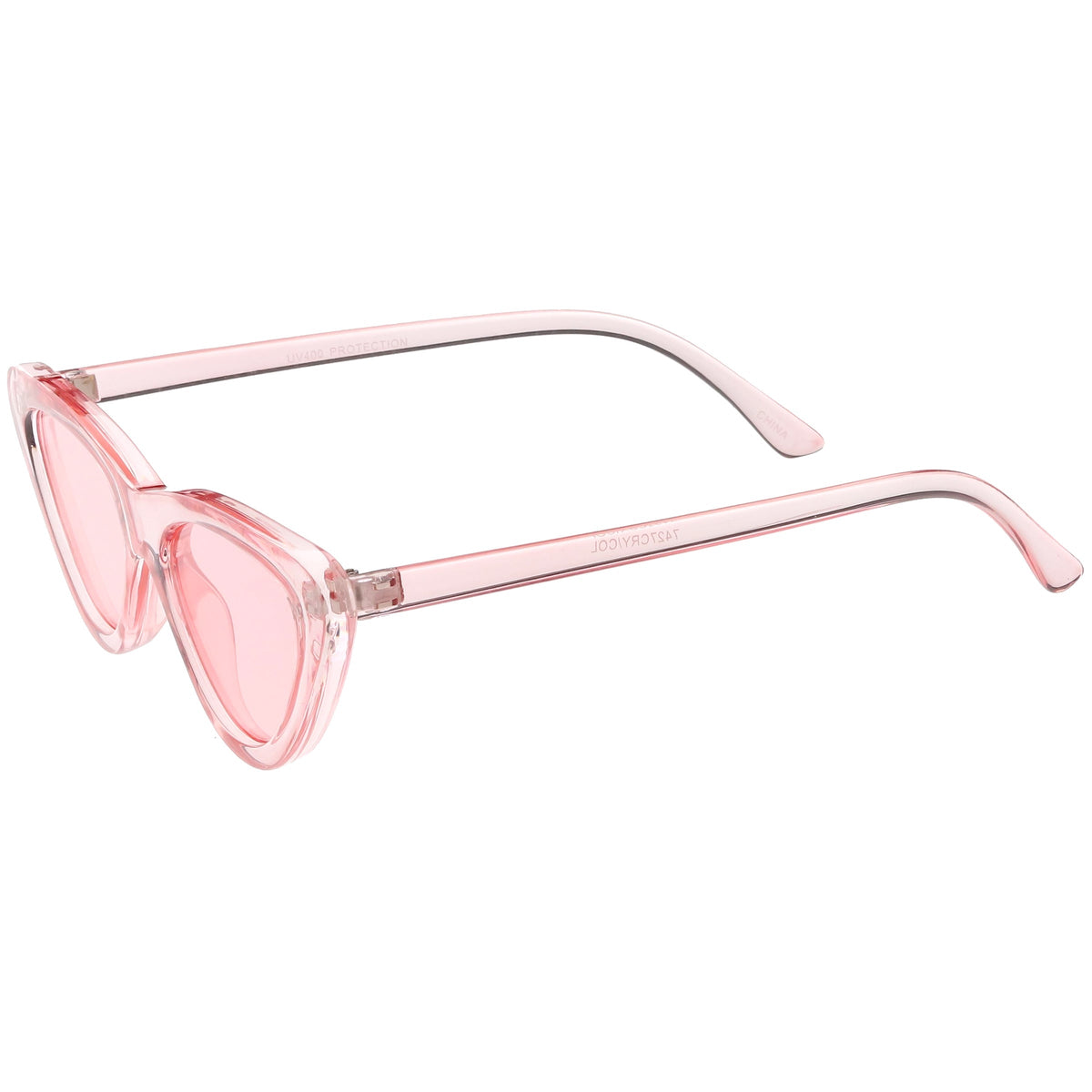 Women's Colorful Retro Indie Festival Thin Cat Eye Sunglasses C560