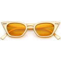 Women's Color Tone 90's Small Cat Eye Sunglasses C563