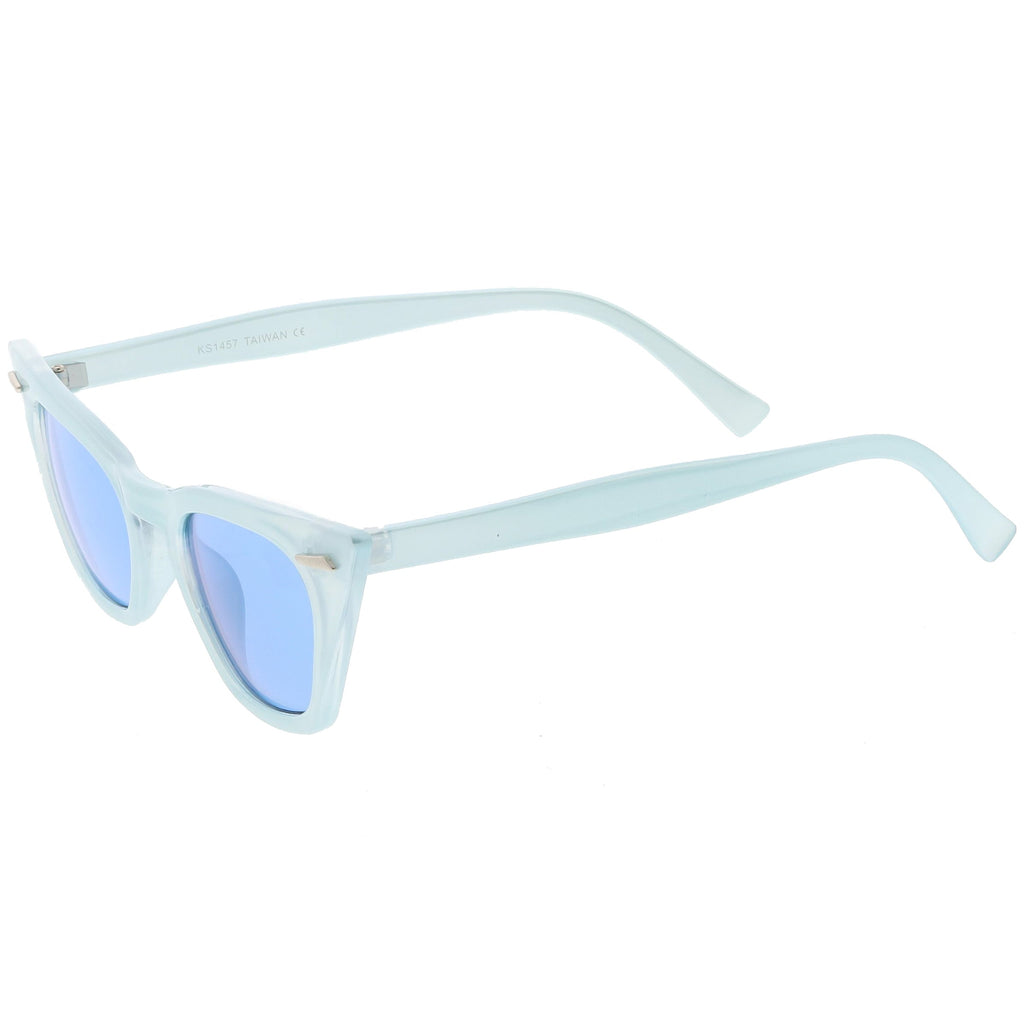 Women's Color Tone 90's Small Cat Eye Sunglasses C563