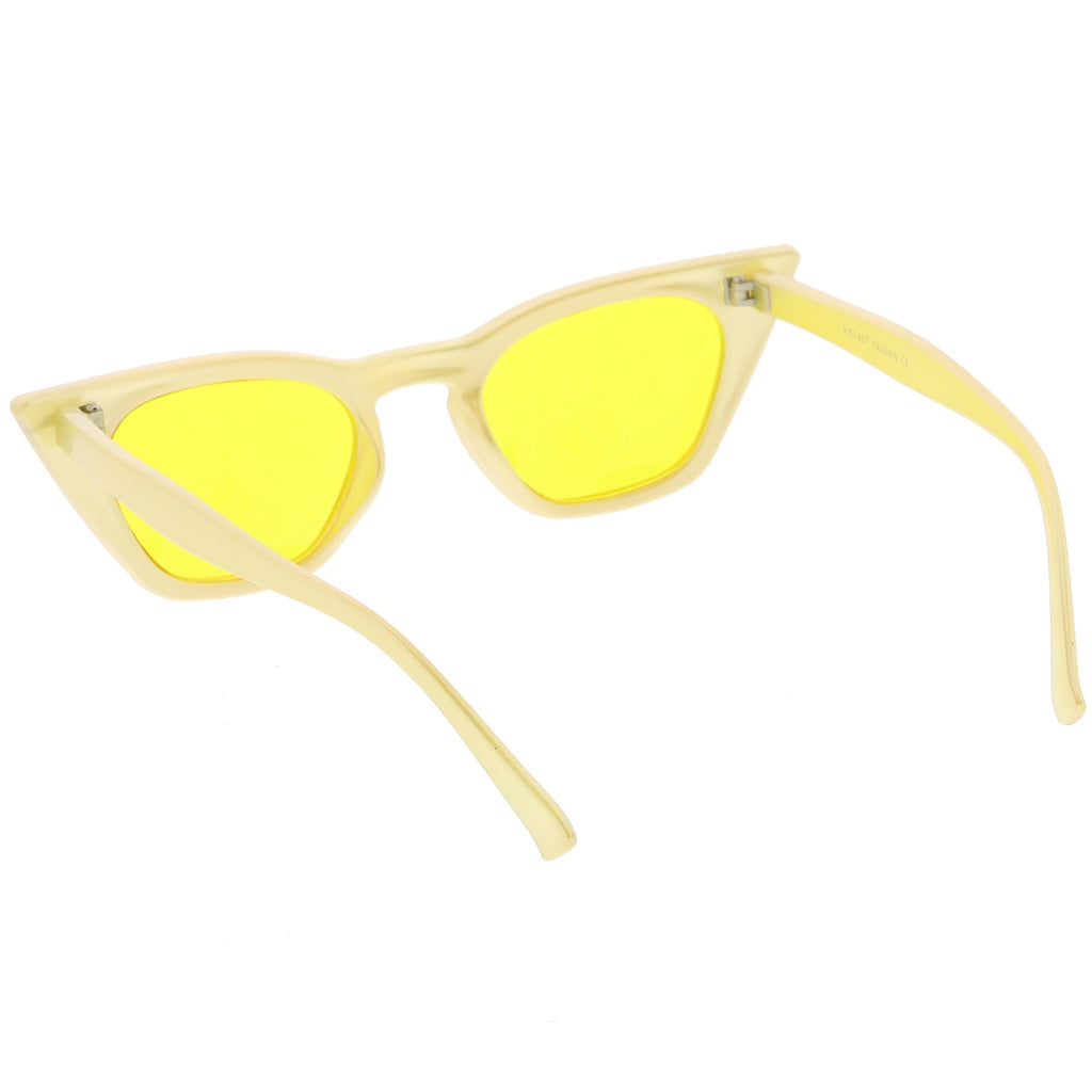 Women's Color Tone 90's Small Cat Eye Sunglasses C563
