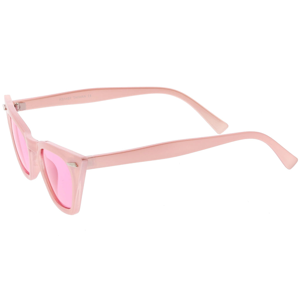Women's Color Tone 90's Small Cat Eye Sunglasses C563