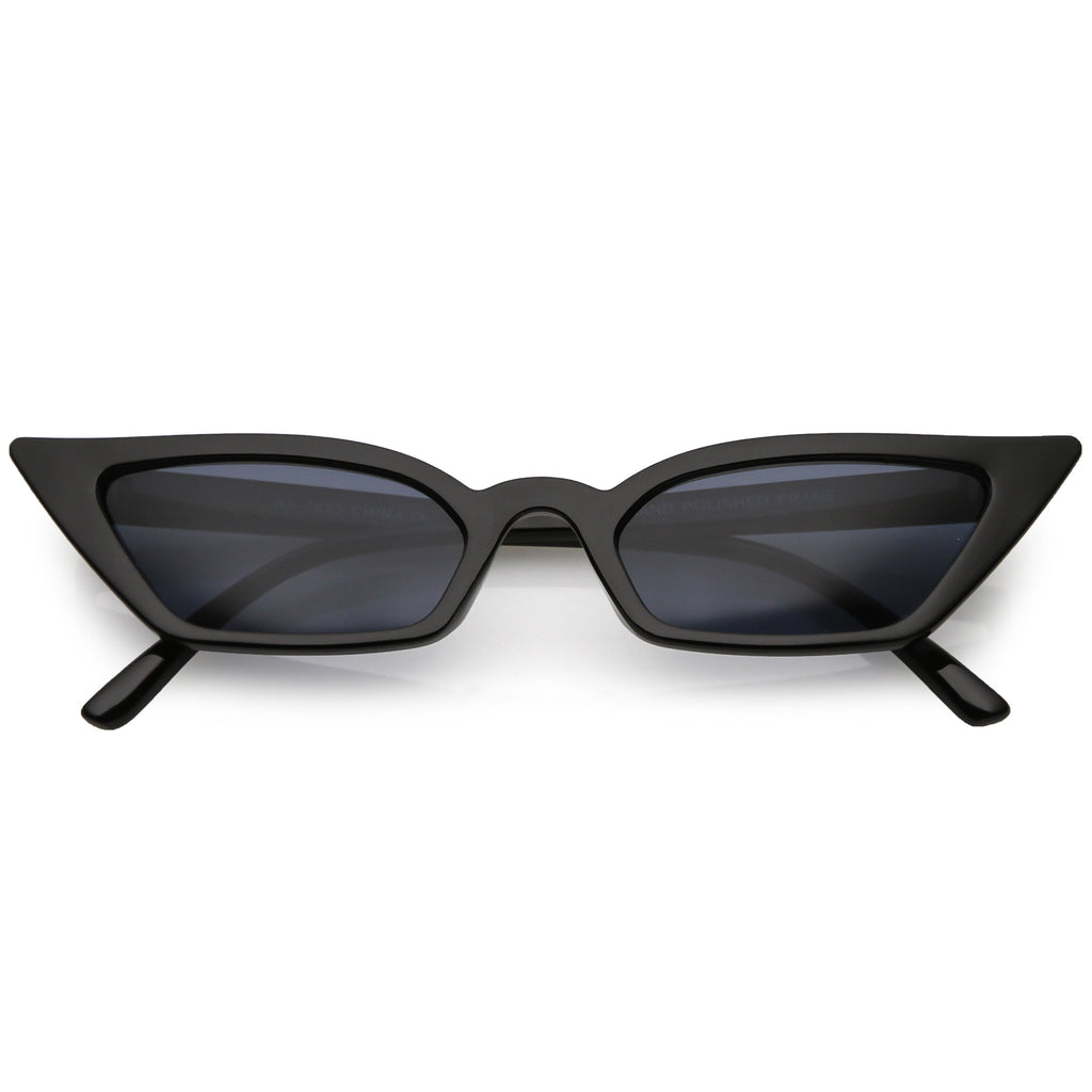 Women's 90's Thin Retro Pointed Cat Eye Sunglasses