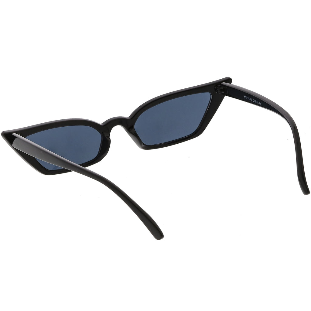 Women's 90's Thin Retro Pointed Cat Eye Sunglasses