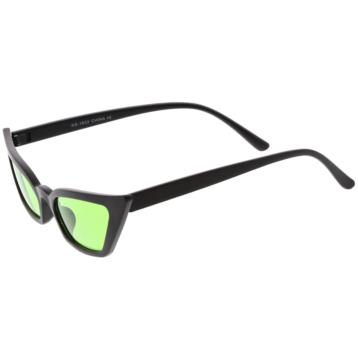 Women's 90's Thin Retro Pointed Cat Eye Sunglasses