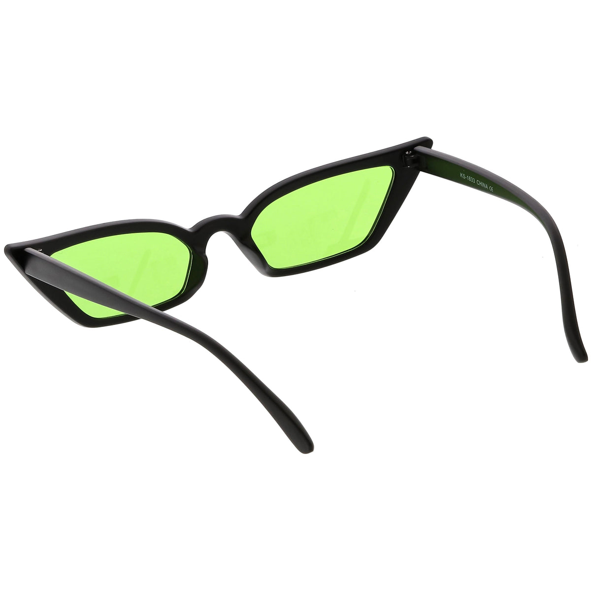 Women's 90's Thin Retro Pointed Cat Eye Sunglasses