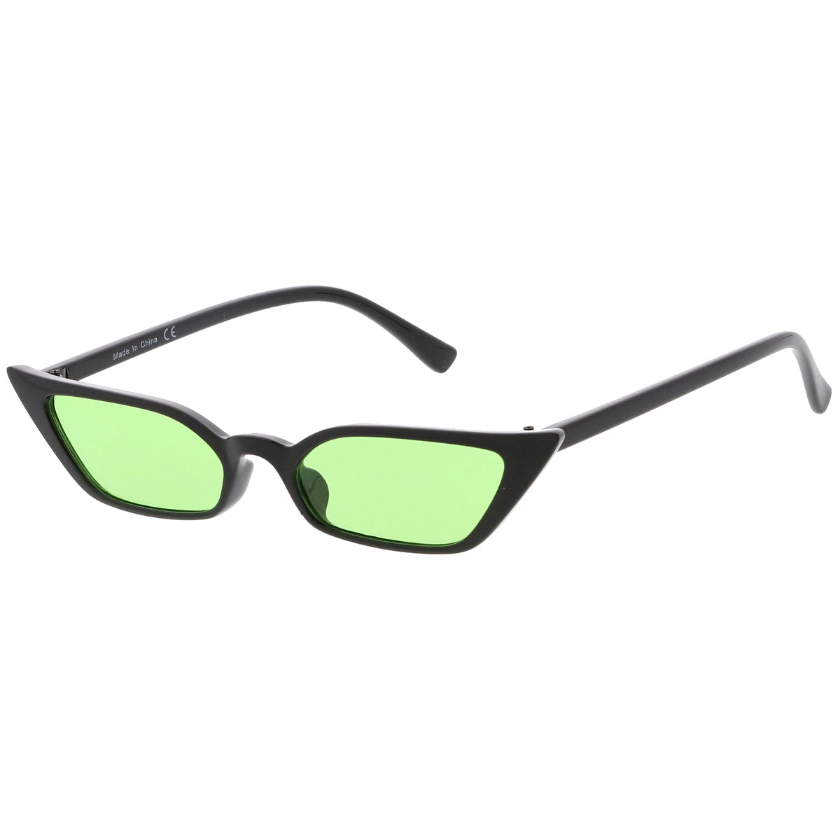 Women's 90's Thin Retro Pointed Cat Eye Sunglasses