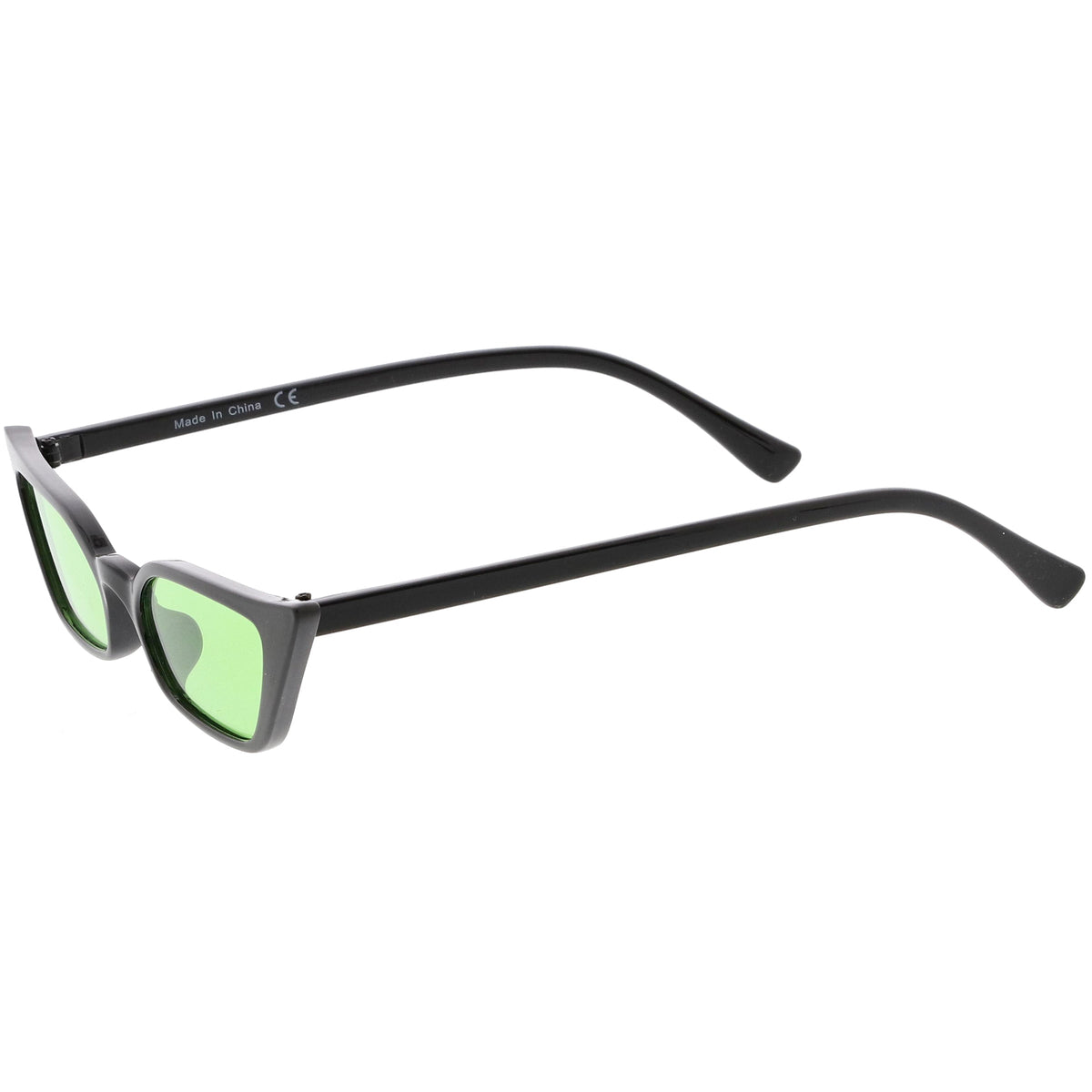 Women's 90's Thin Retro Pointed Cat Eye Sunglasses