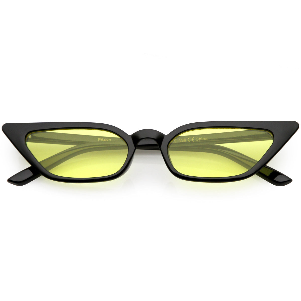 Women's 90's Thin Retro Pointed Cat Eye Sunglasses