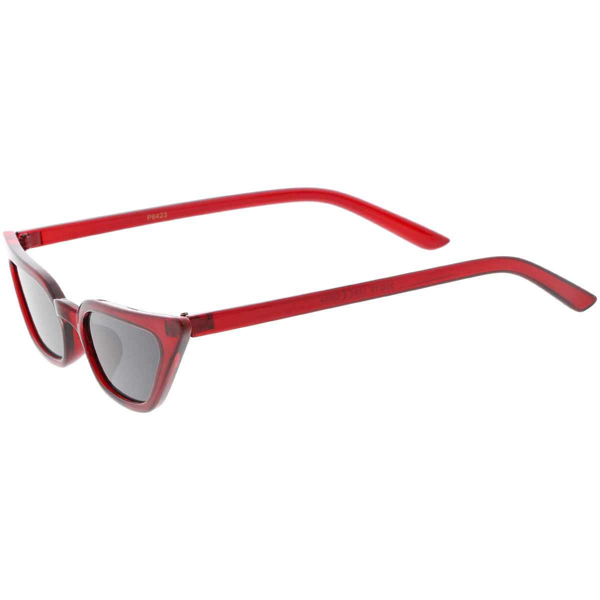 Women's 90's Thin Retro Pointed Cat Eye Sunglasses