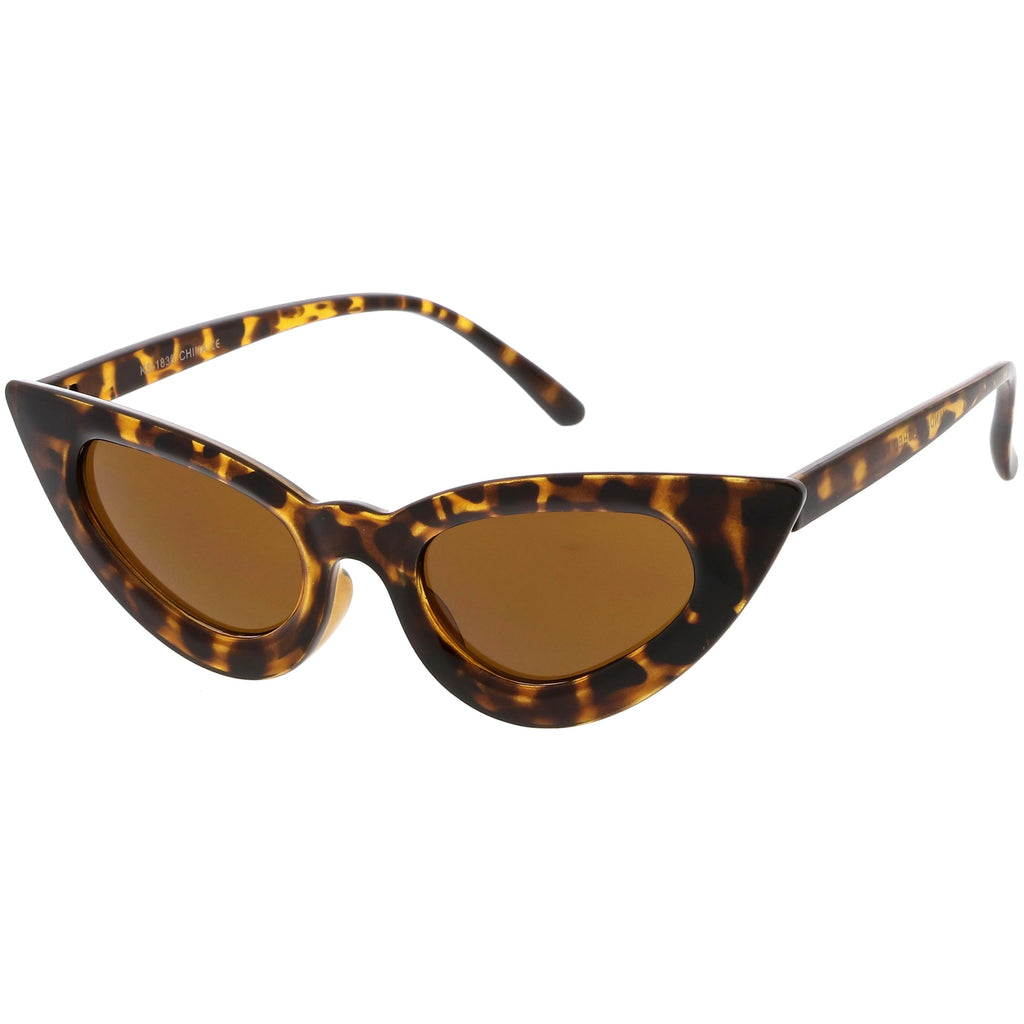 Women's Festival Retro Oval Cat Eye Sunglasses C572