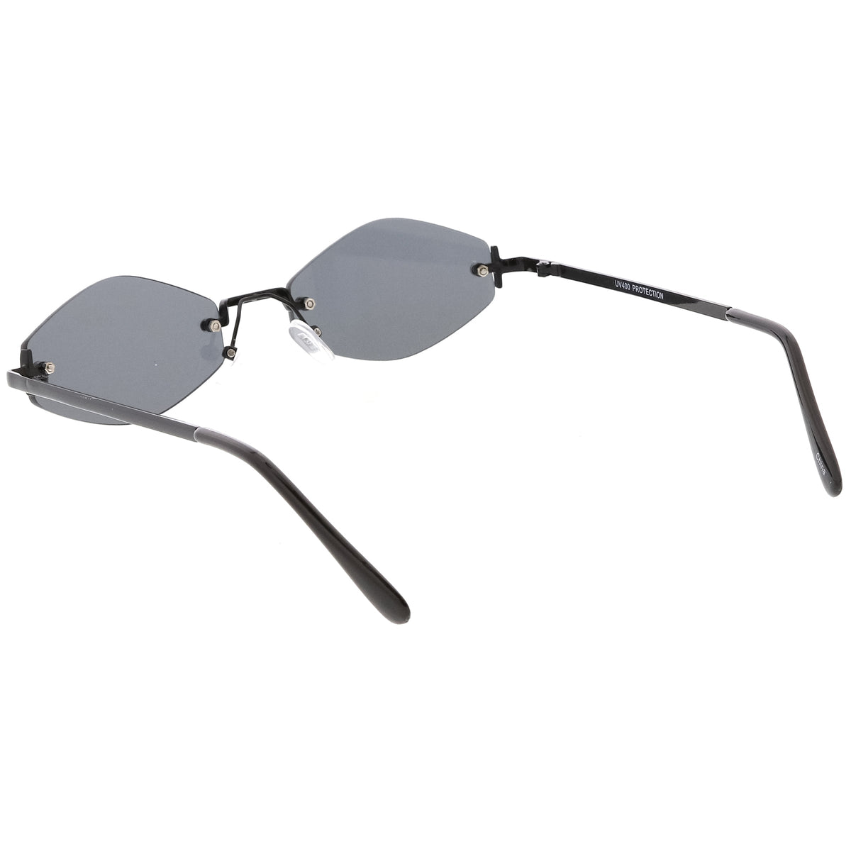 Retro 1990's Small Geometric Hexagon Sunglasses C593
