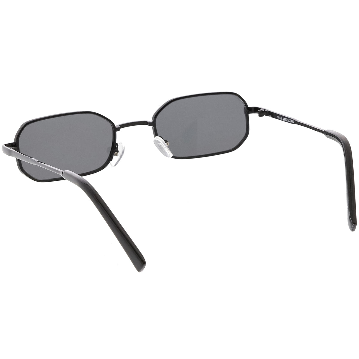 Trending Dapper Small Retro Geometric Slim Metal Sunglasses C596