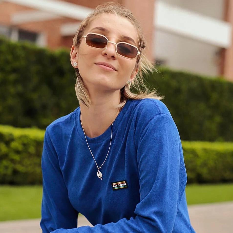 Trending Dapper Small Retro Geometric Slim Metal Sunglasses C596