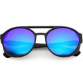 Retro Steampunk Vented Color Tone Lens Goggle Aviator Sunglasses C958