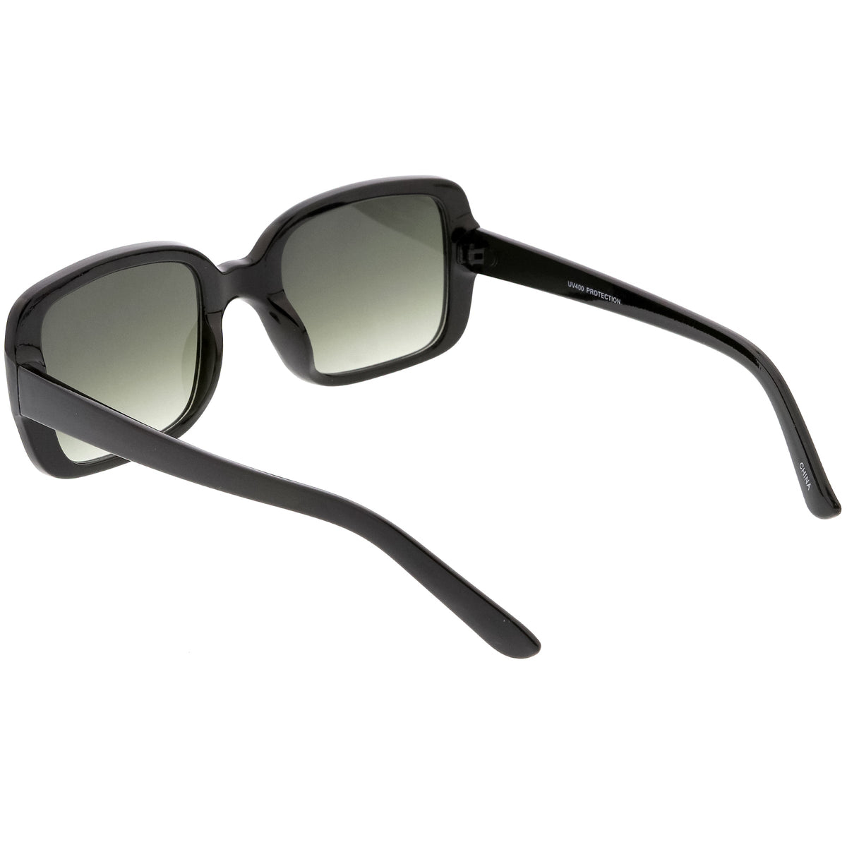 Women's Retro Modern Square Flat Lens Sunglasses C605