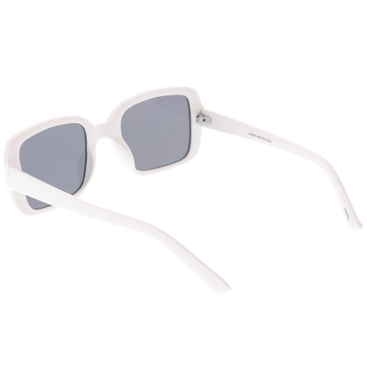 Women's Retro Modern Square Flat Lens Sunglasses C605