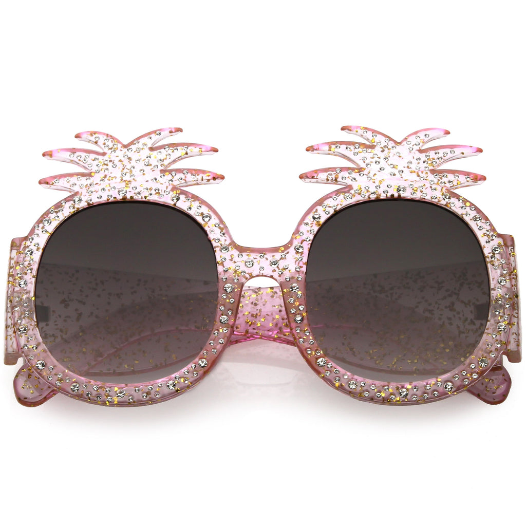 Festival Handmade Novelty Rhinestone Pineapple Sunglasses C608