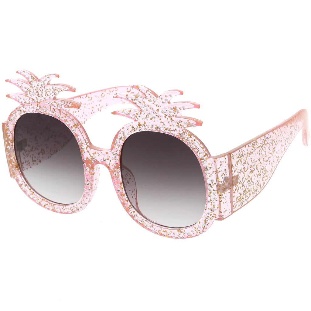Festival Handmade Novelty Rhinestone Pineapple Sunglasses C608