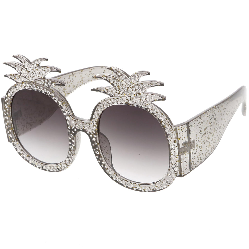 Festival Handmade Novelty Rhinestone Pineapple Sunglasses C608