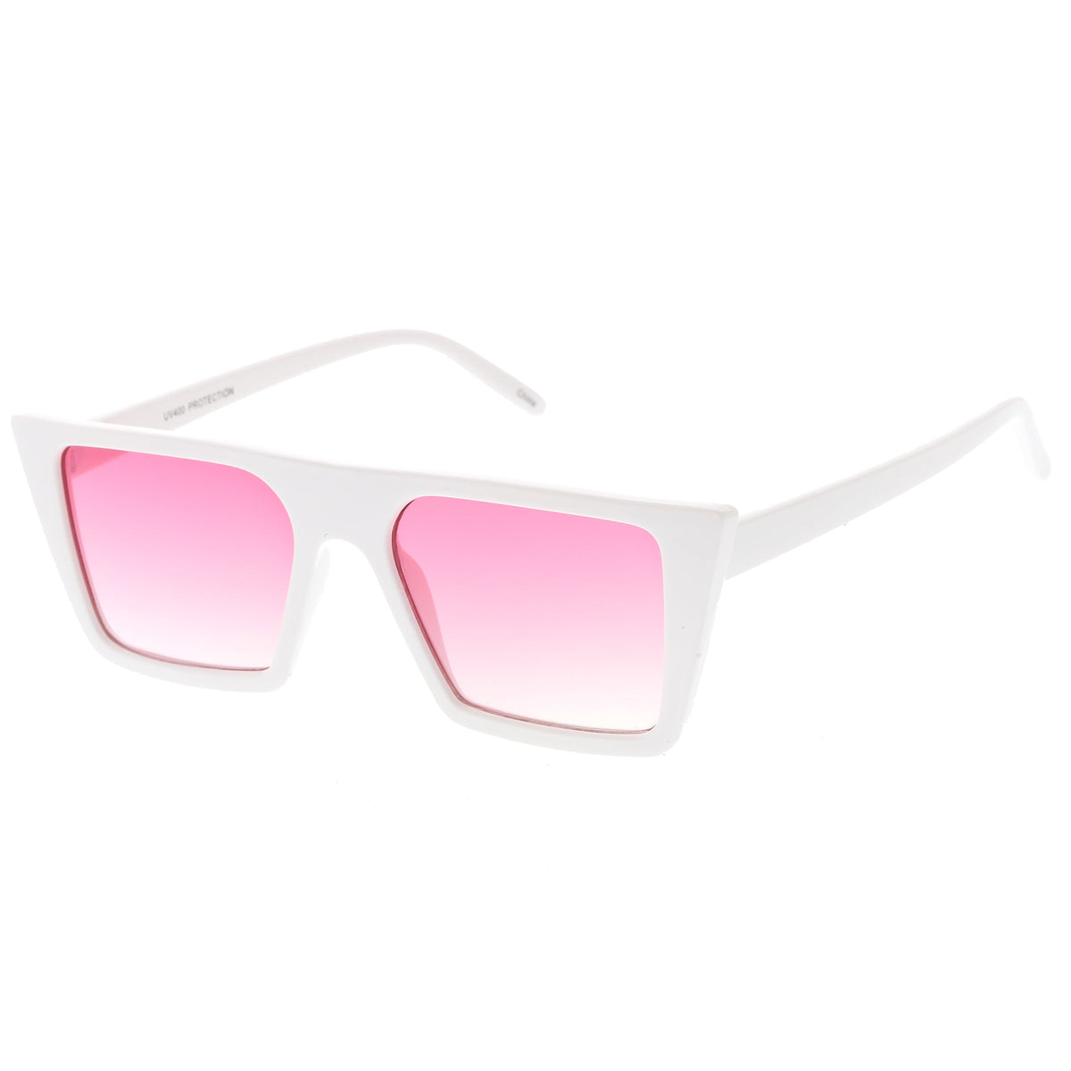 Retro Modern Flat Top Color Tone Sunglasses C618