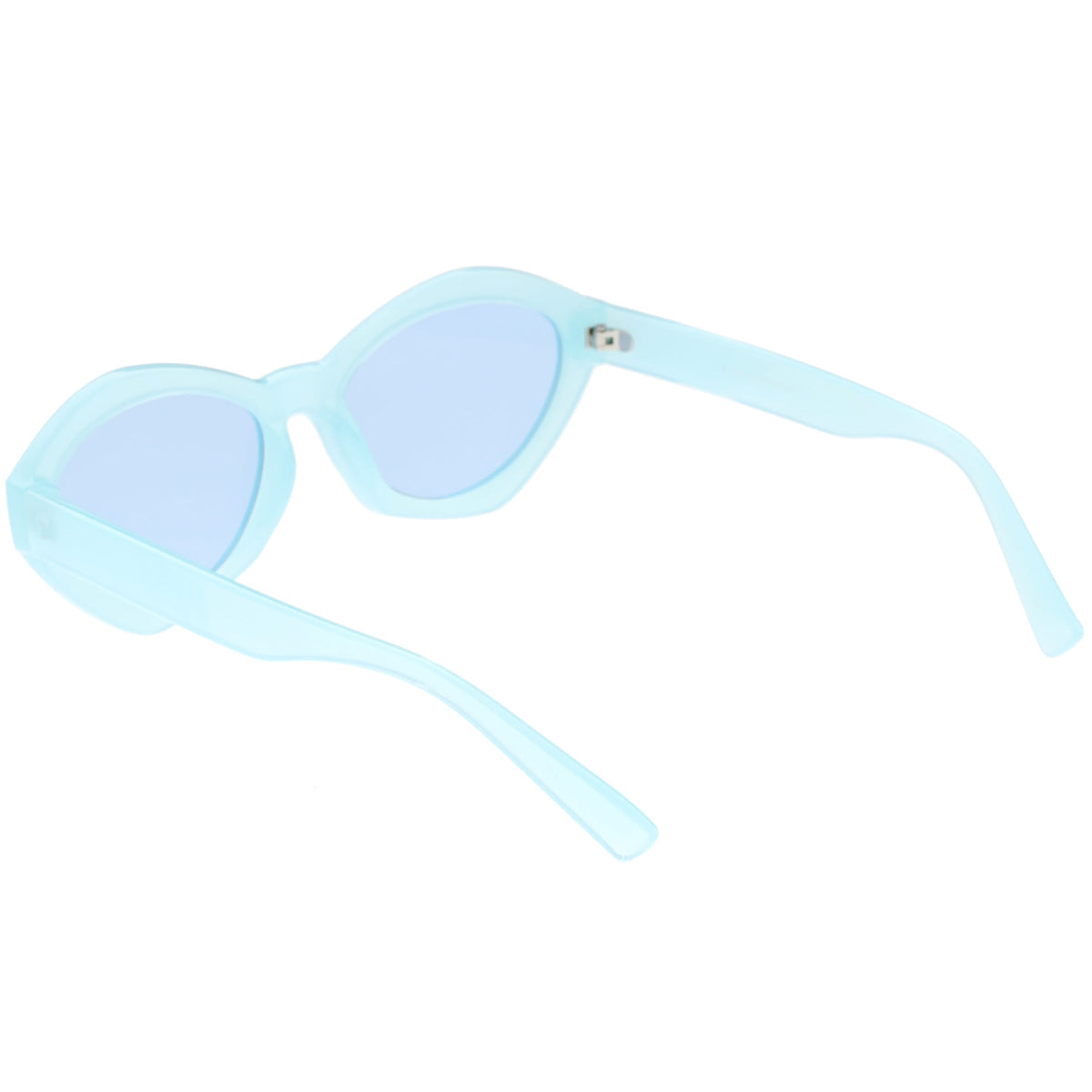 Retro Colorful Translucent Color Tone Oval Sunglasses C623