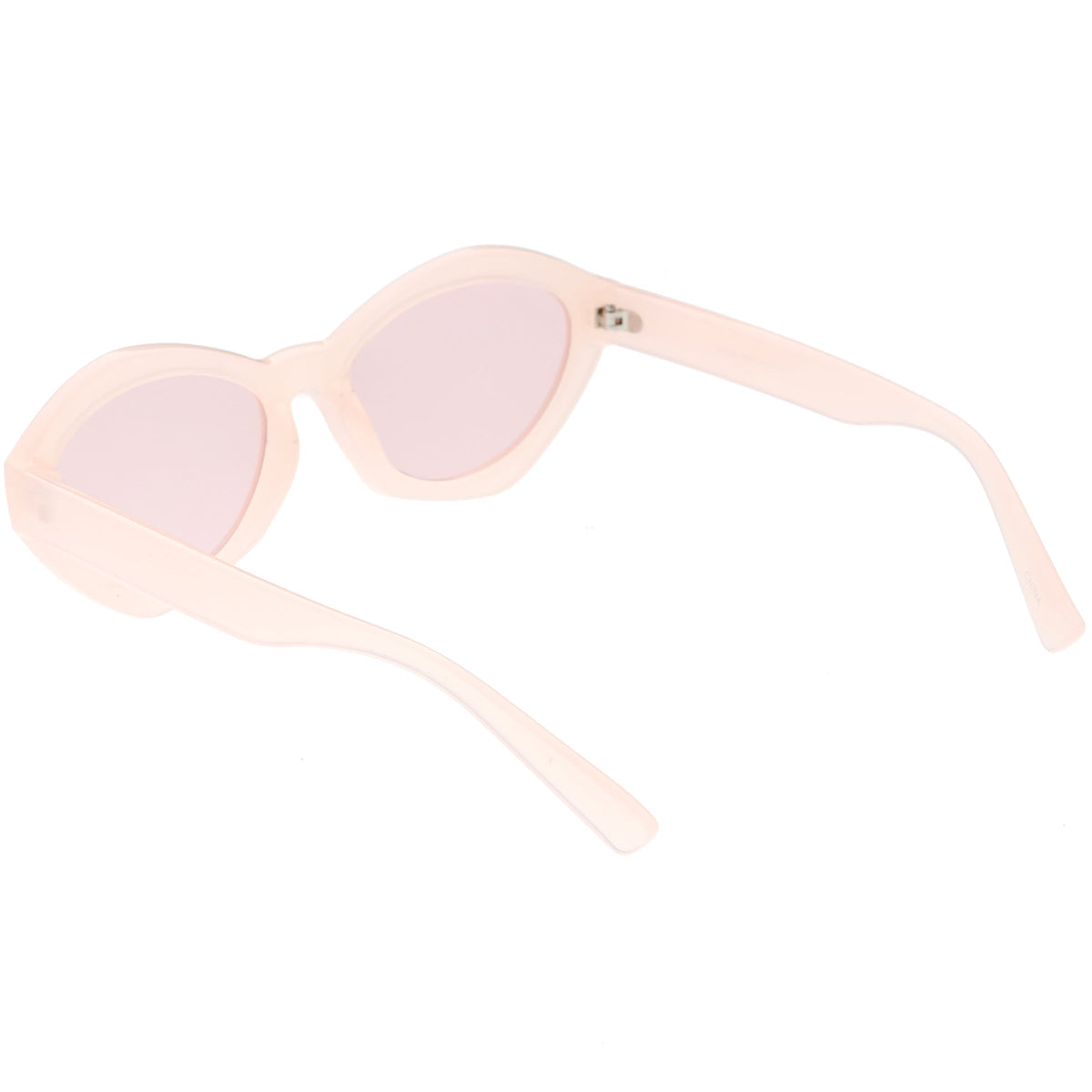 Retro Colorful Translucent Color Tone Oval Sunglasses C623