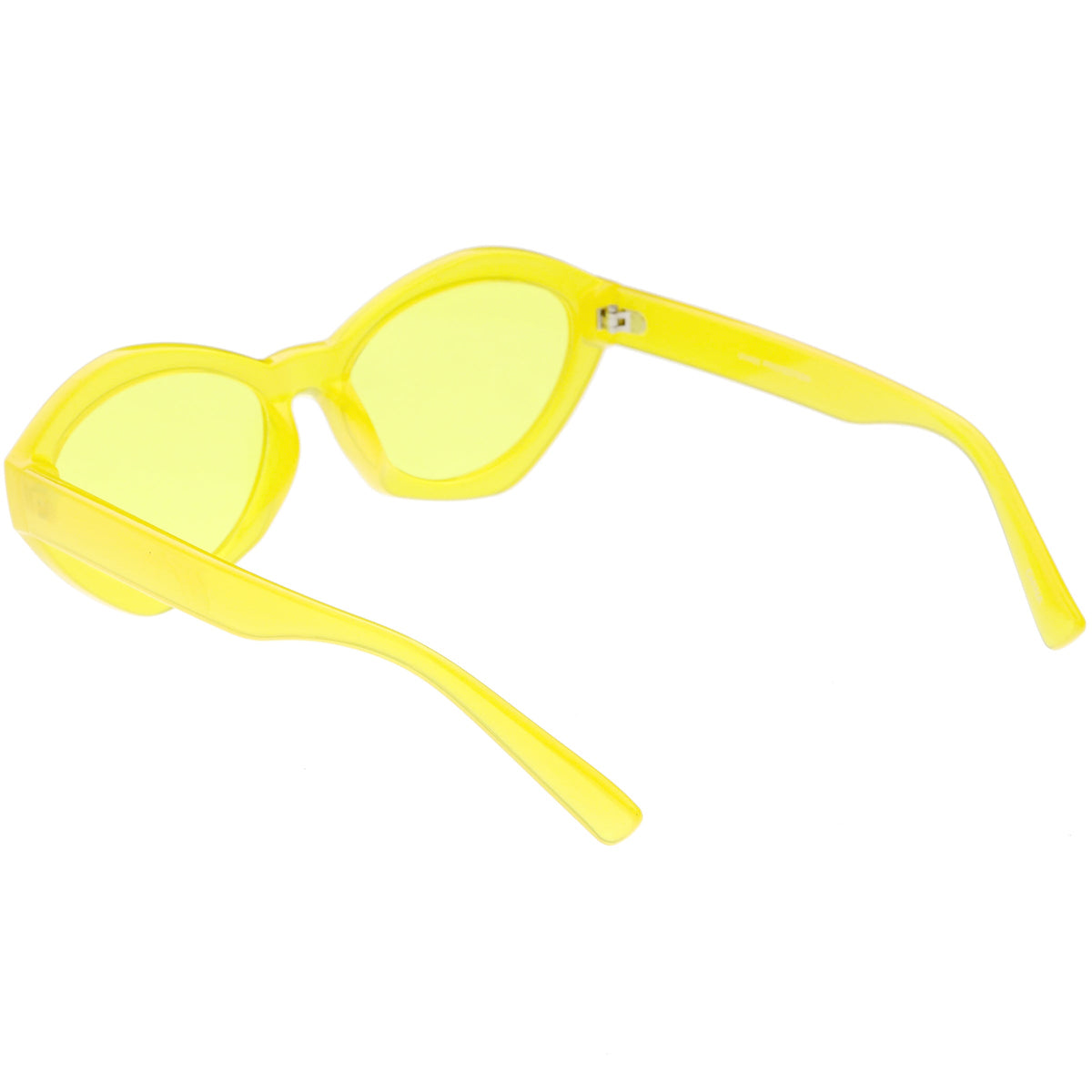 Retro Colorful Translucent Color Tone Oval Sunglasses C623