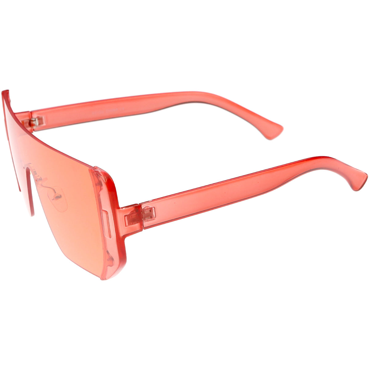 Retro Futuristic Oversize Color Mirrored Lens Shield Sunglasses C634