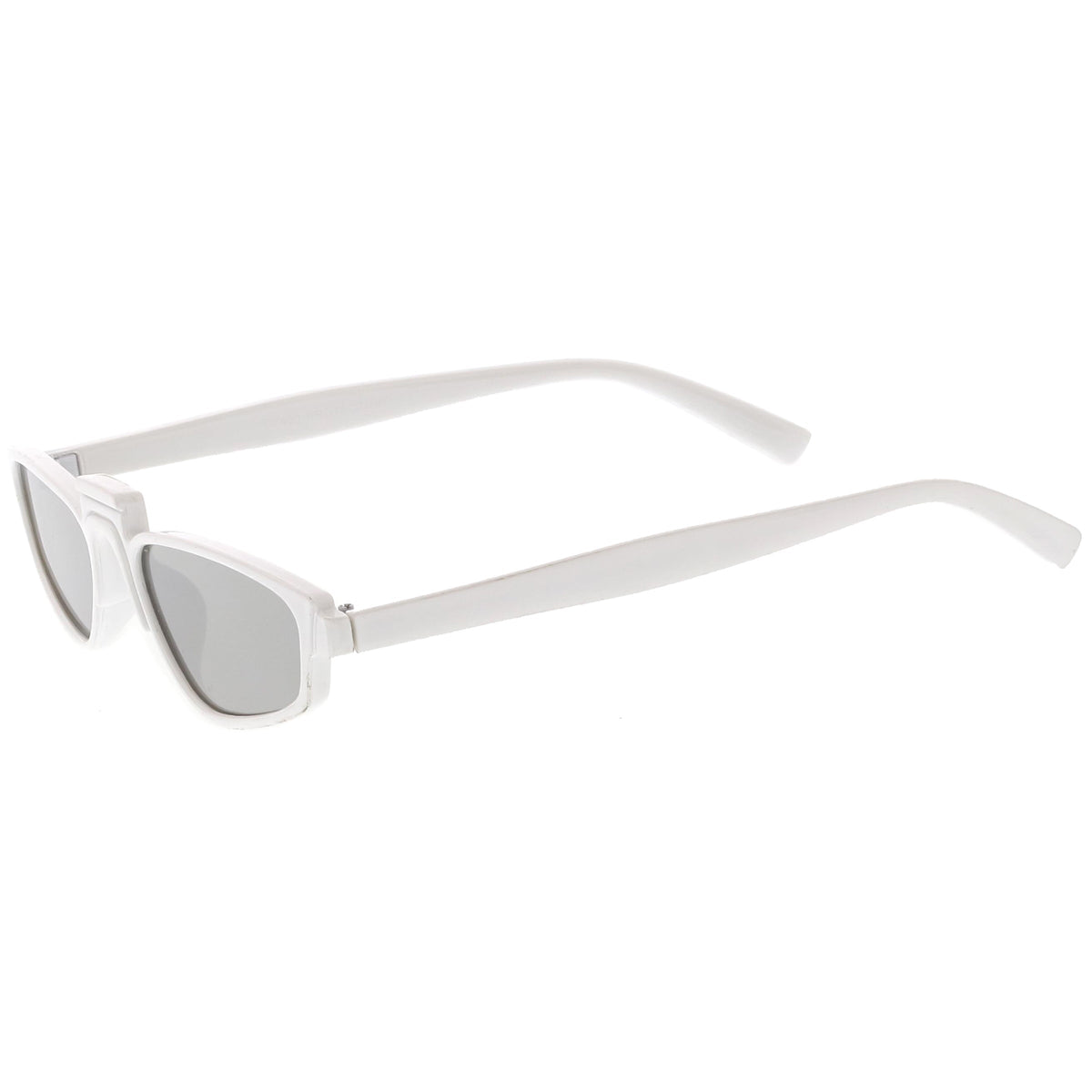 Women's Retro Modern Low Bridge Mirrored Lens Cat Eye Sunglasses C670