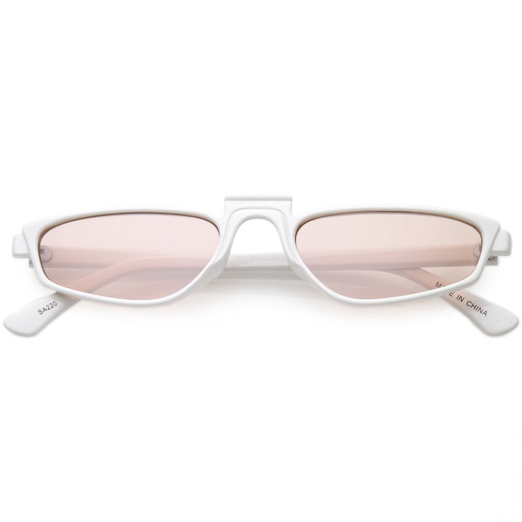 Women's 1990's Small Thin Retro Cat Eye Sunglasses C684