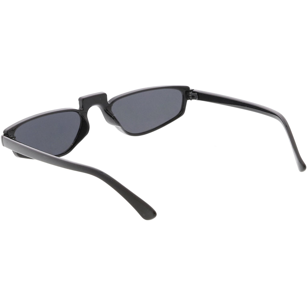 Women's 1990's Small Thin Retro Cat Eye Sunglasses C684