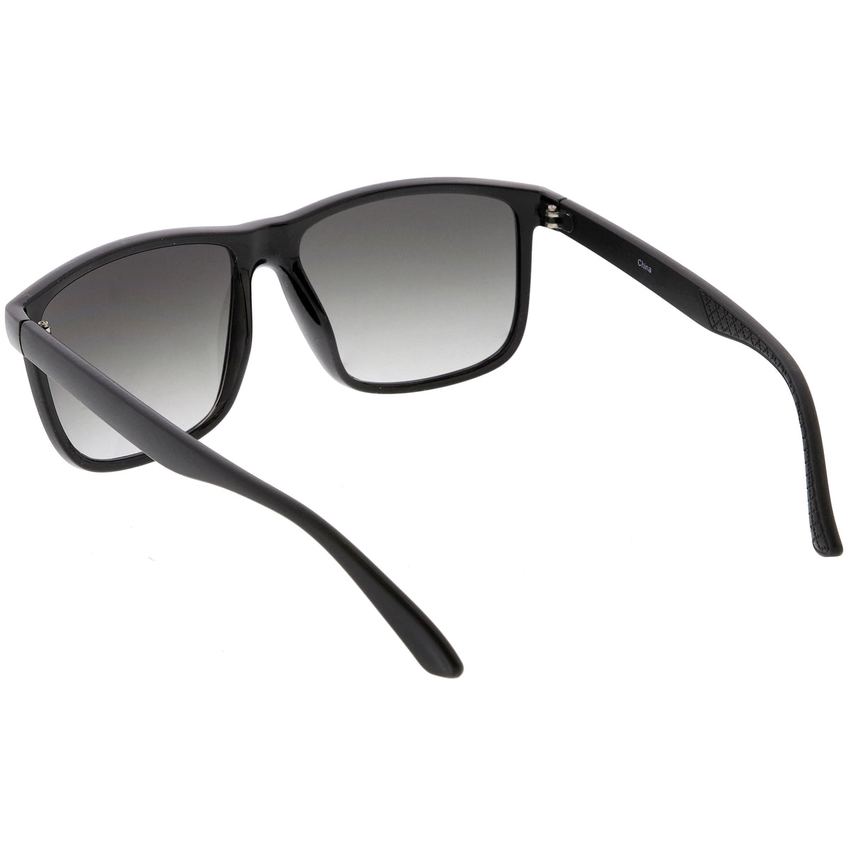 Men's Oversize Horned Rim Mirrored Lens Aviator Sunglasses C689