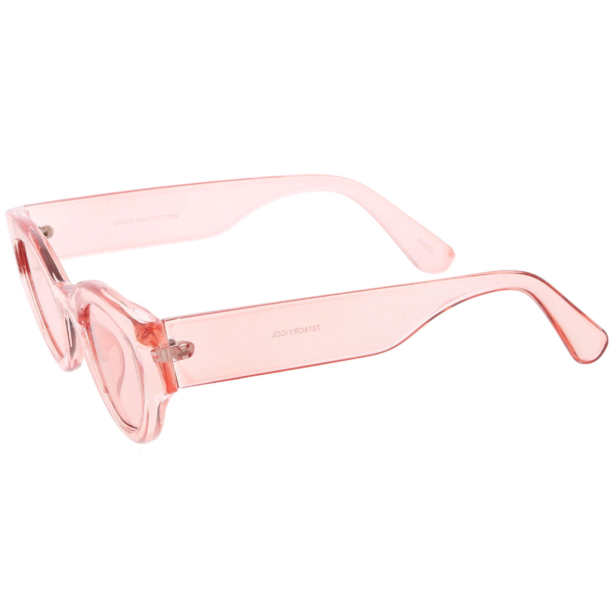 Retro Bold Translucent Color Tone Cat Eye Sunglasses C695