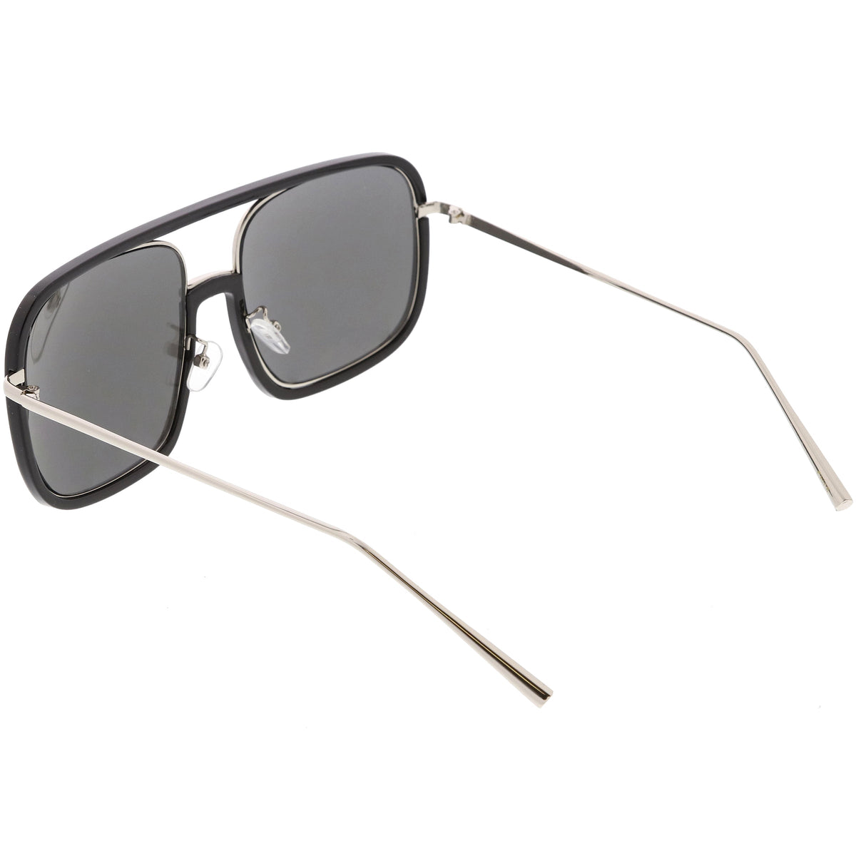 Oversize Luxury Women's Square Mirrored Lens Sunglasses C696