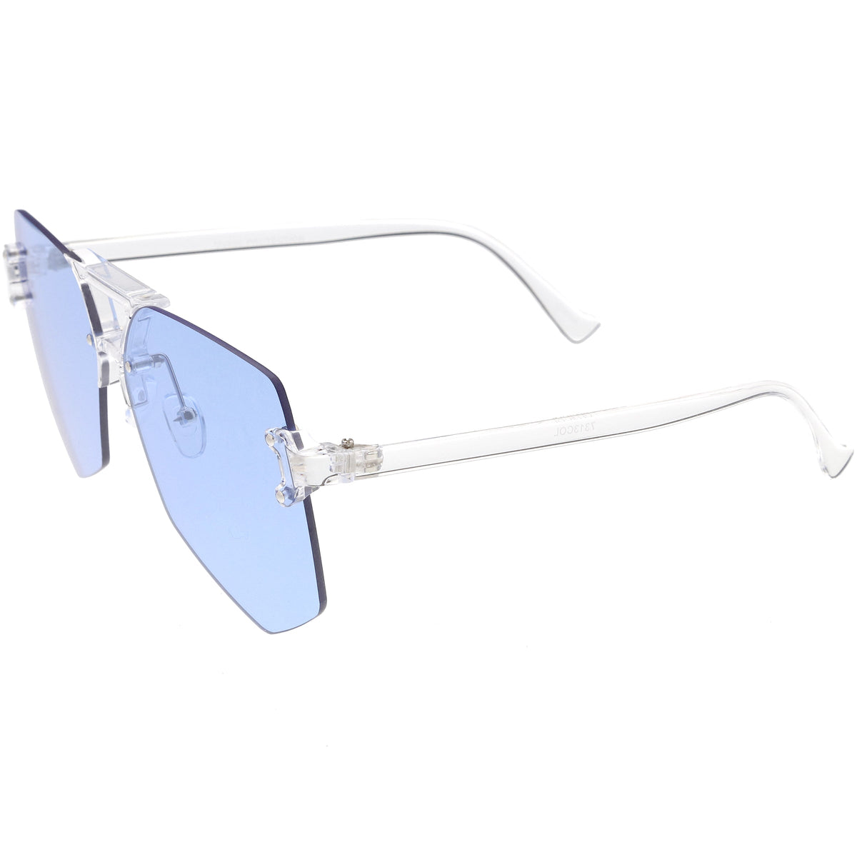 Retro Oversize Color Tone Flat Lane Aviator Sunglasses C710