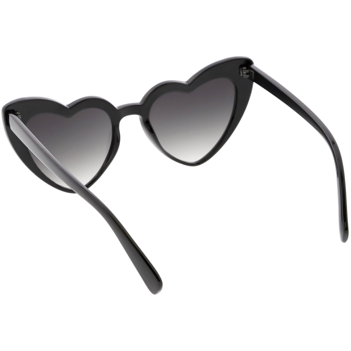 Women's Oversize Rhinestone Heart Shape Sunglasses C711
